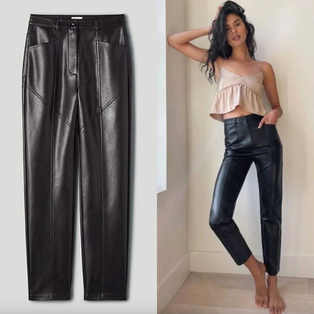 Wilfred | Rebel Faux Leather Pants in Black 2